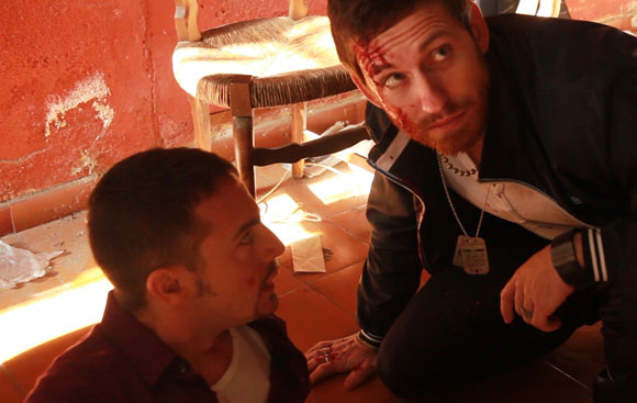 Actor Abilio Clavo actuando