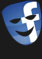 mascara con logo facebook